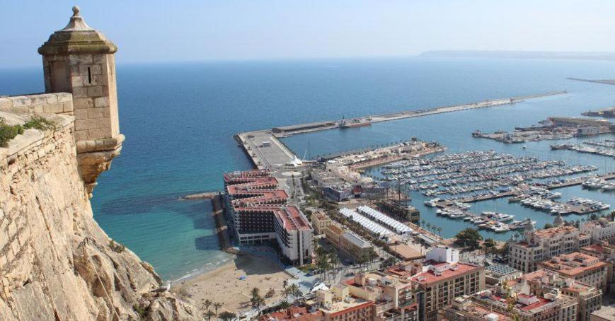 Flamenco, Apartamento Exclusivo De Dos Habitaciones En El Pleno Del Casco Antiguo, Alicante, Playa, Centro Historico, Rambla Εξωτερικό φωτογραφία